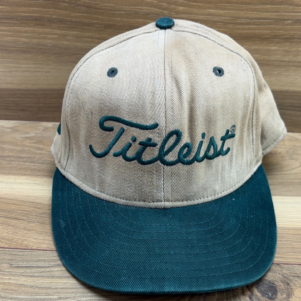 Vintage Titleist Beige and Green By New Era Cap